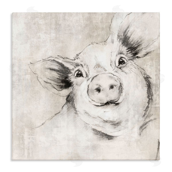 stupell industries Eli Jones | Pig Sketch Impression
