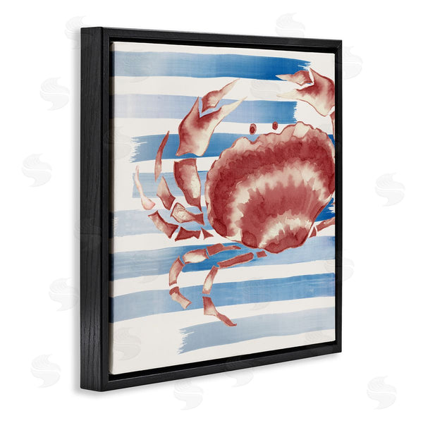 Stupell Industries Eli Jones | Striped Claw Crab