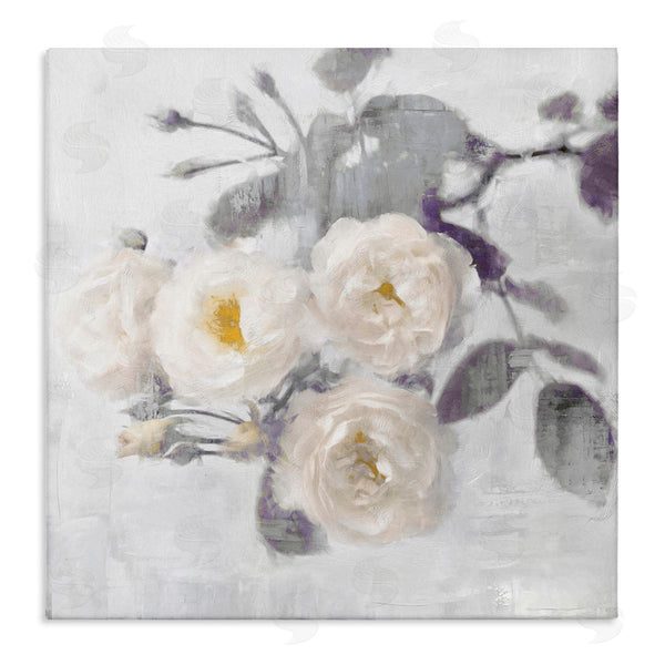 stupell industries Emily Ford | White Blooms on Grey