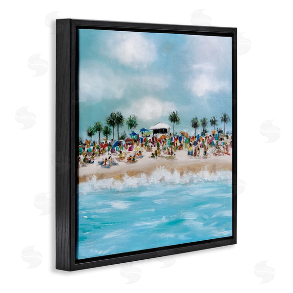 Stupell Industries Emma Bell | Tropical Cabana Beach