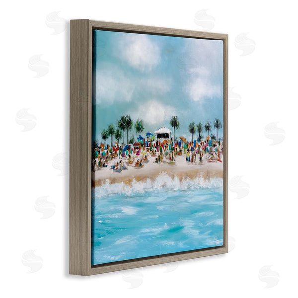Stupell Industries Emma Bell | Tropical Cabana Beach