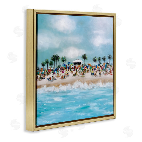 Stupell Industries Emma Bell | Tropical Cabana Beach