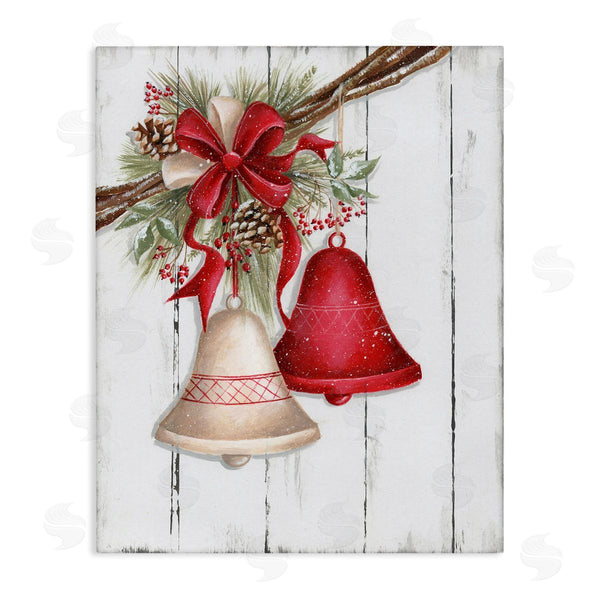 stupell industries Emma Leach | Rustic Winter Bells