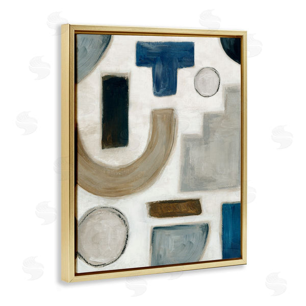 Stupell Industries Emma Peal | Natural Tone Shapes