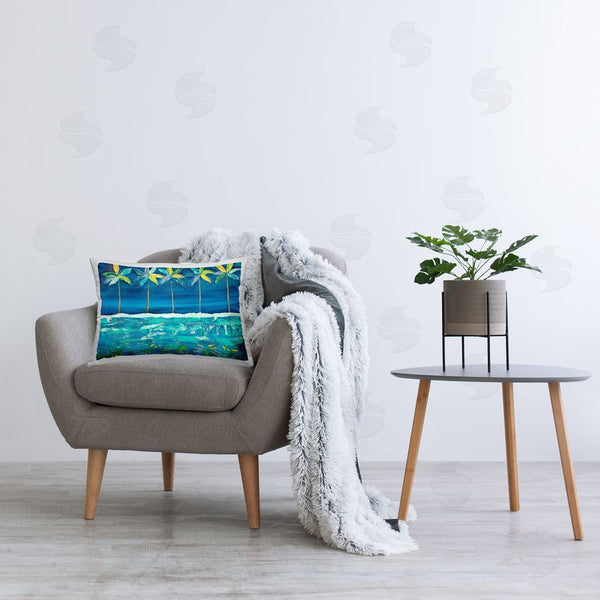 Stupell Industries Estelle Grengs | Green & Blue Palms