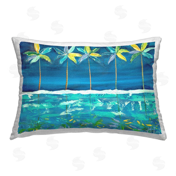 Stupell Industries Estelle Grengs | Green & Blue Palms