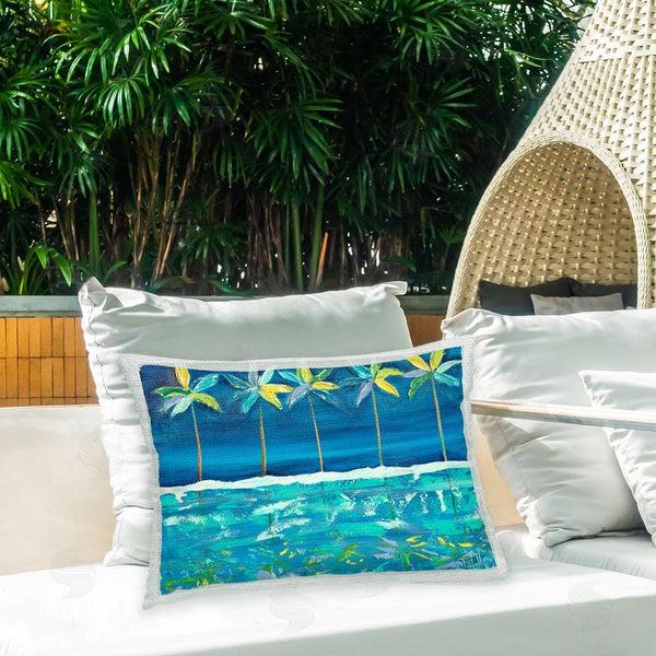 Stupell Industries Estelle Grengs | Green & Blue Palms