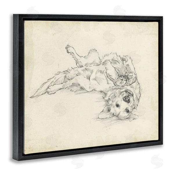 Stupell Industries Ethan Harper | Playful Pup Sketch