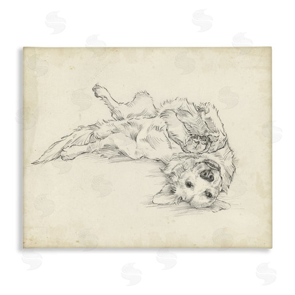 stupell industries Ethan Harper | Playful Pup Sketch