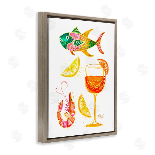 Stupell Industries EttaVee | Summer Seafood & Spritz