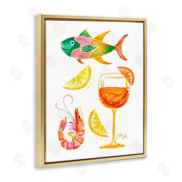 Stupell Industries EttaVee | Summer Seafood & Spritz