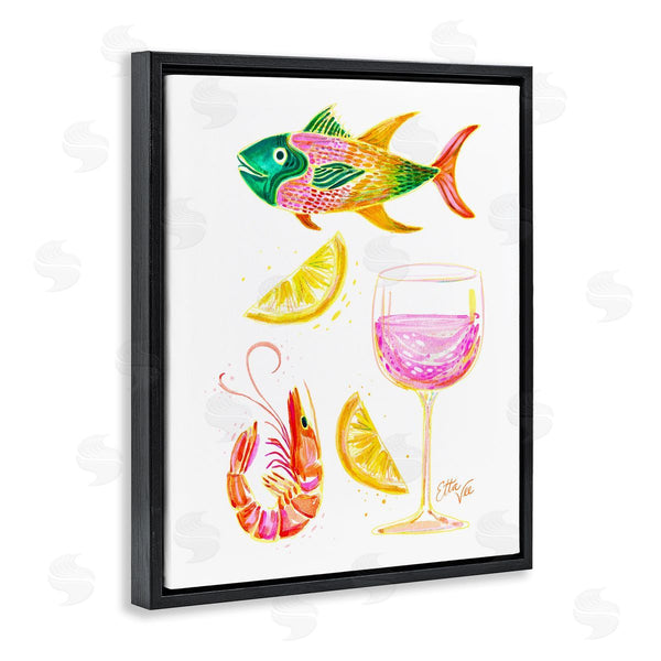 Stupell Industries EttaVee | Summer Seafood & Wine