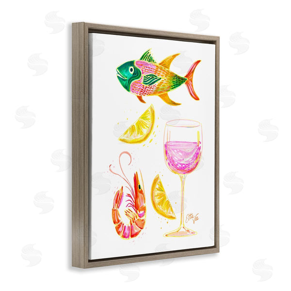 Stupell Industries EttaVee | Summer Seafood & Wine