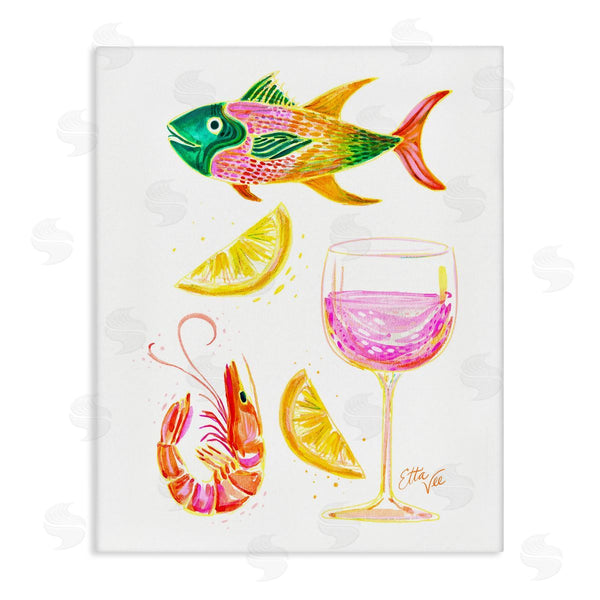 stupell industries EttaVee | Summer Seafood & Wine