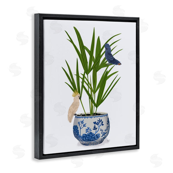 Stupell Industries Fab Funky | Cockatiels On Planter