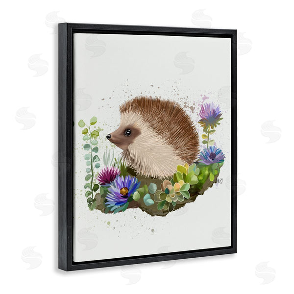 Stupell Industries Fab Funky | Hedgehog In Garden