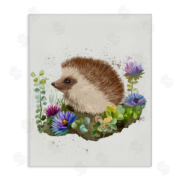 stupell industries Fab Funky | Hedgehog in Garden
