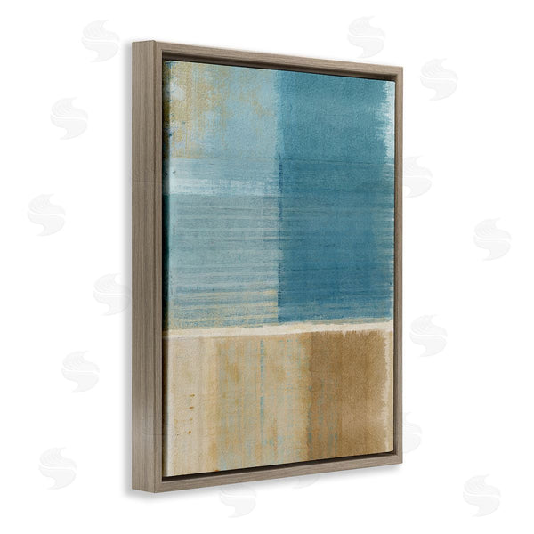 Stupell Industries Flora Kouta | Blue & Brown Painting
