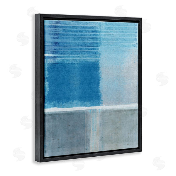 Stupell Industries Flora Kouta | Blue & Grey Abstract