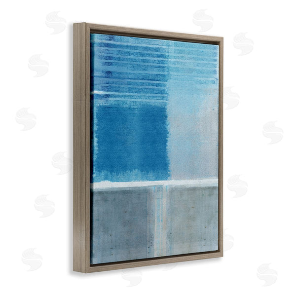 Stupell Industries Flora Kouta | Blue & Grey Abstract