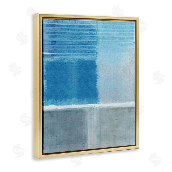 Stupell Industries Flora Kouta | Blue & Grey Abstract