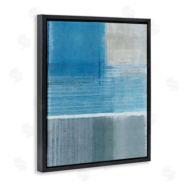 Stupell Industries Flora Kouta | Grey & Blue Painting