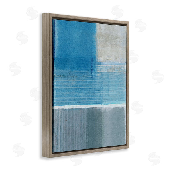 Stupell Industries Flora Kouta | Grey & Blue Painting