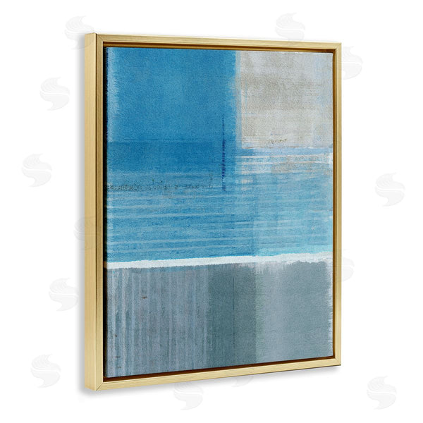 Stupell Industries Flora Kouta | Grey & Blue Painting