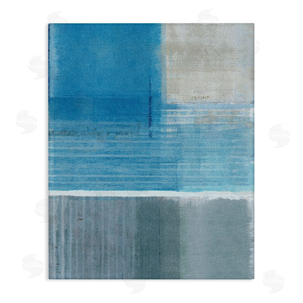 stupell industries Flora Kouta | Grey & Blue Painting