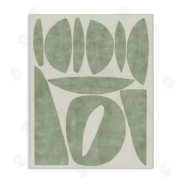 stupell industries Flora Kouta | Modern Green Shapes