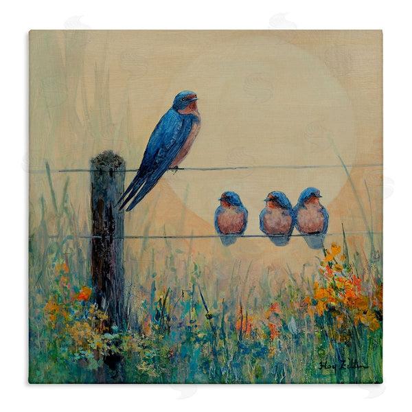 stupell industries Floy Zittin | Barn Swallow Family