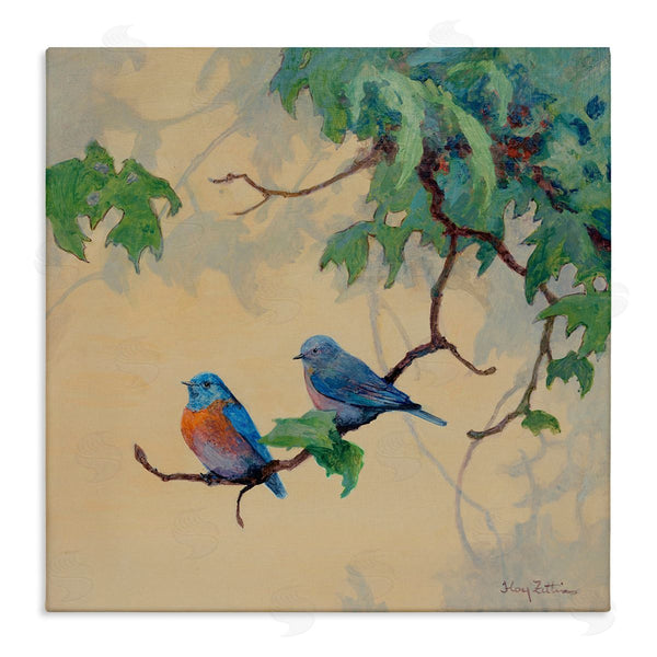 stupell industries Floy Zittin | Blue Birds Together