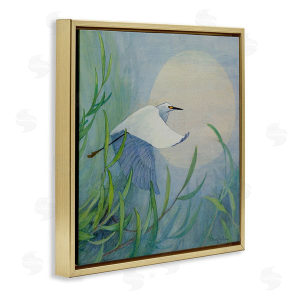 Stupell Industries Floy Zittin | Soaring Snowy Egret