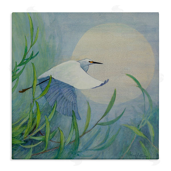 stupell industries Floy Zittin | Soaring Snowy Egret