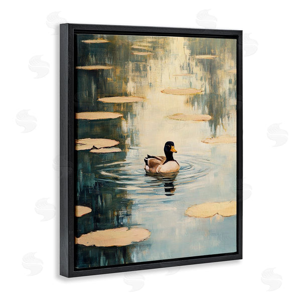 Stupell Industries Franklyn Gregory | Lily Pond Duck