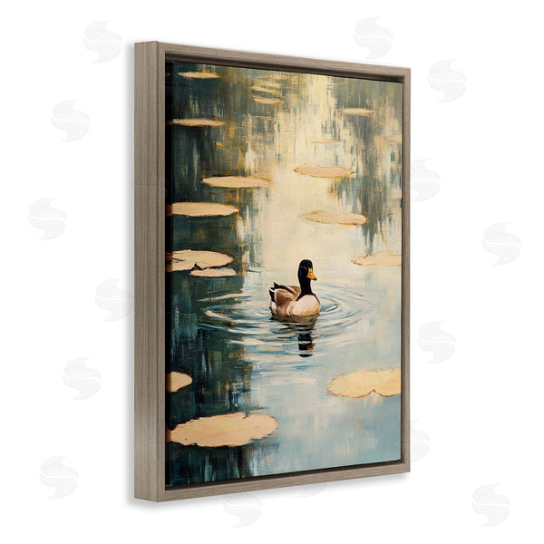 Stupell Industries Franklyn Gregory | Lily Pond Duck