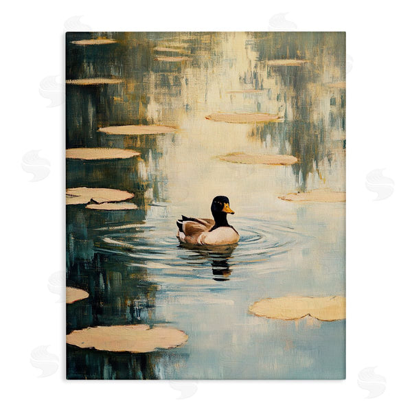 stupell industries Franklyn Gregory | Lily Pond Duck