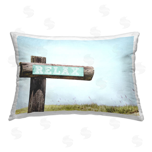 stupell industries Gail Peck | Relax Sign on Beach