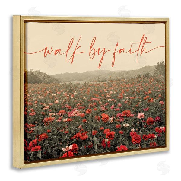 Stupell Industries Gail Peck | Walk By Faith Garden