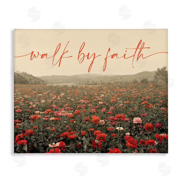 stupell industries Gail Peck | Walk By Faith Garden