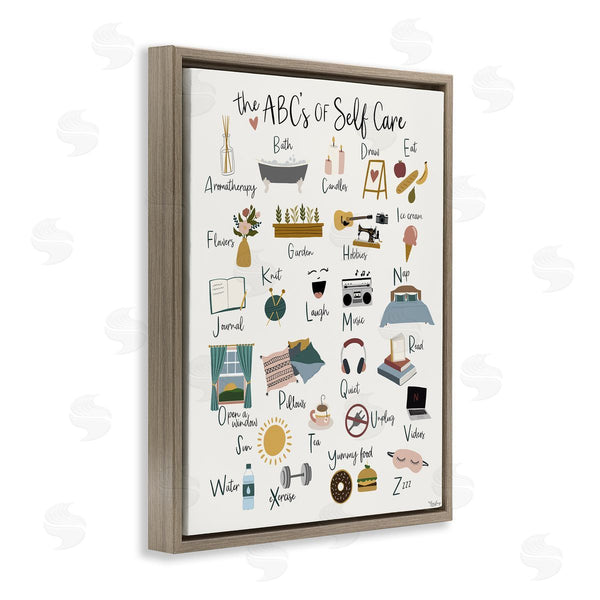Stupell Industries Gigi Louise | ABC's Of Self Care