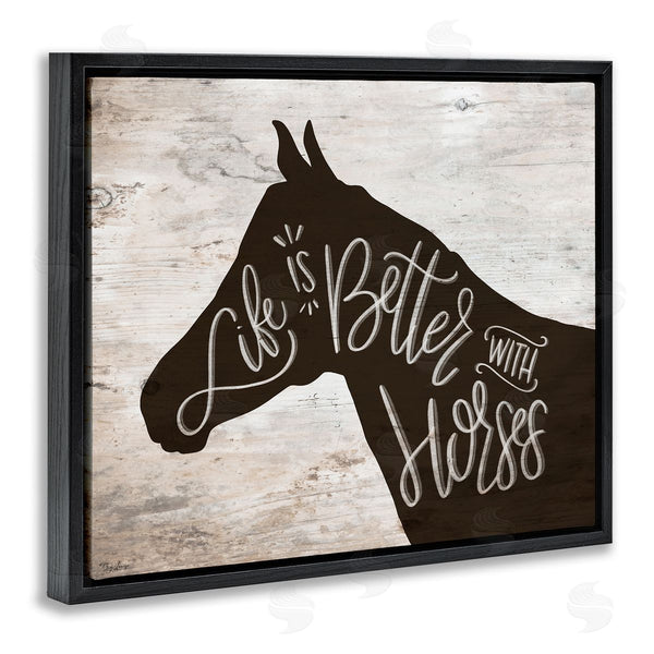 Stupell Industries Gigi Louise | Better With Horses
