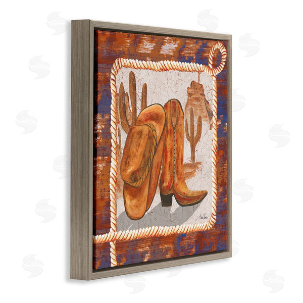 Stupell Industries Gina Ritter | Western Cowboy Boot