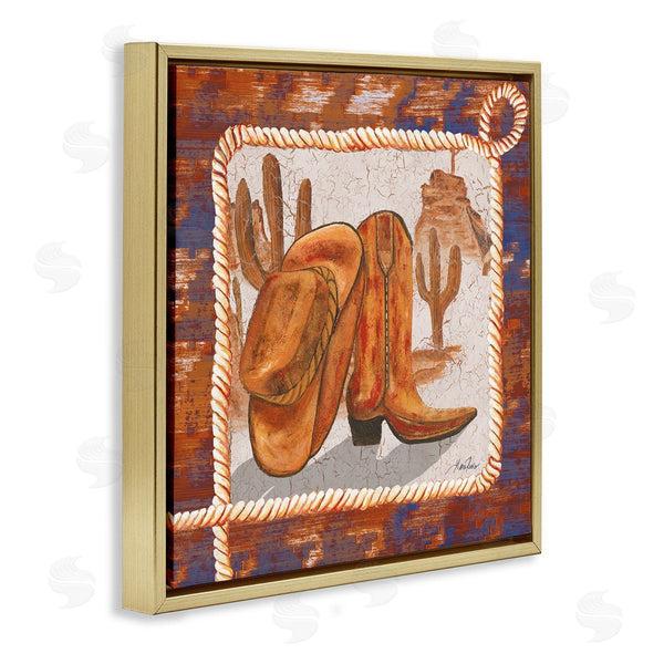 Stupell Industries Gina Ritter | Western Cowboy Boot