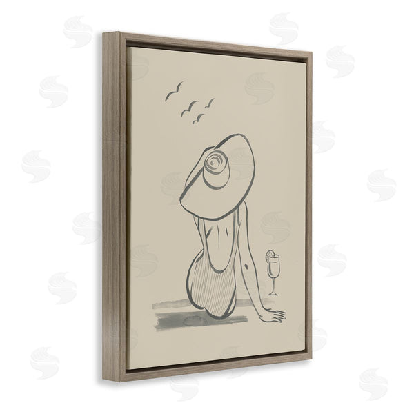 Stupell Industries Grace Popp | Beach Day Drawing