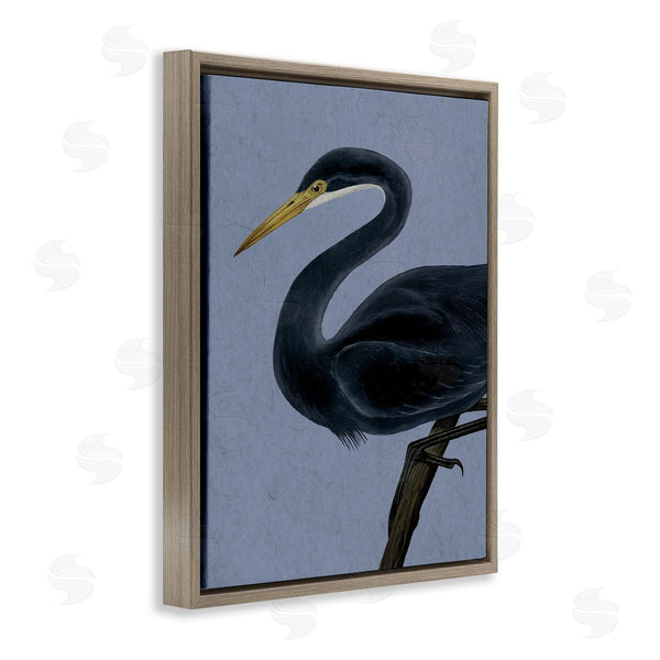 Stupell Industries Grace Popp | Black Perched Heron