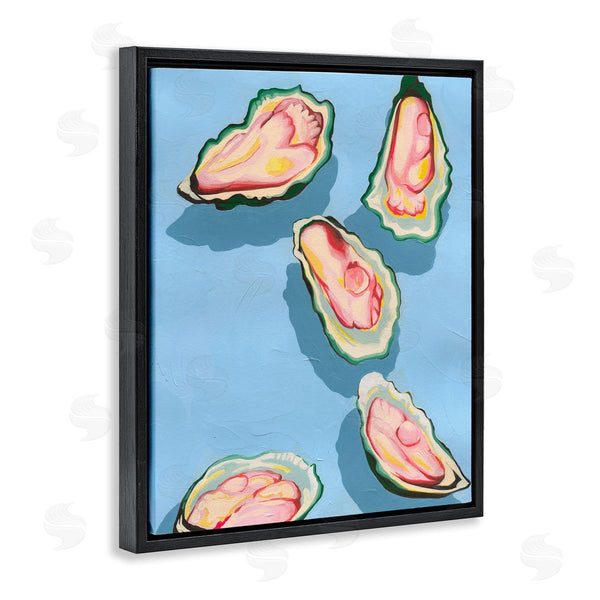 Stupell Industries Grace Popp | Bold Oysters On Blue