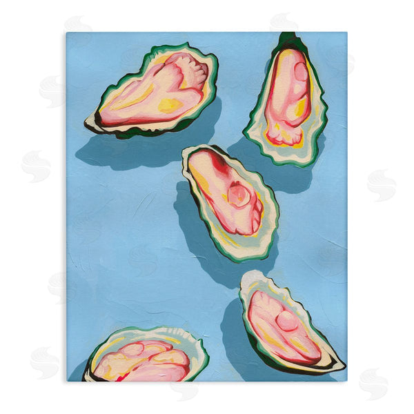 stupell industries Grace Popp | Bold Oysters on Blue
