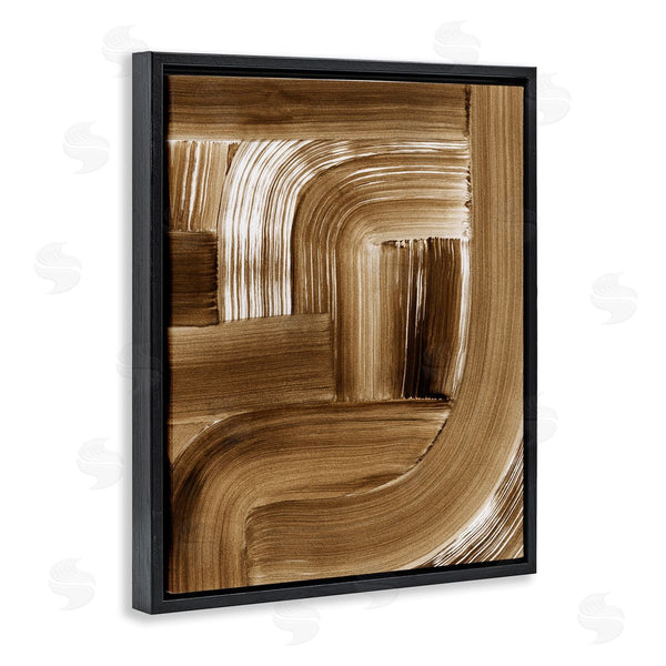 Stupell Industries Grace Popp | Brown Curved Arches