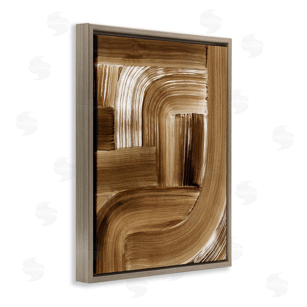 Stupell Industries Grace Popp | Brown Curved Arches